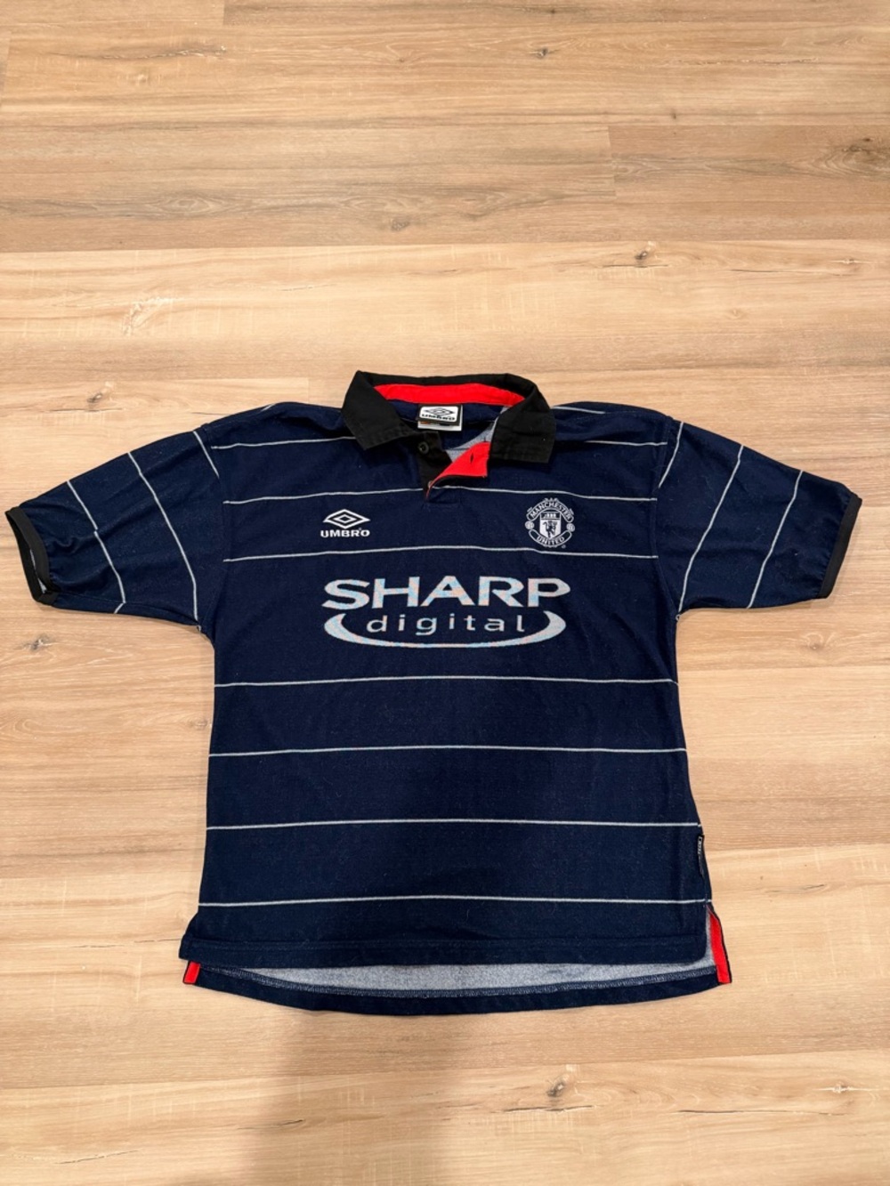 Vintage Umbro Manchester United 1999 2000 Away Football Shirt Soccer Jersey XS